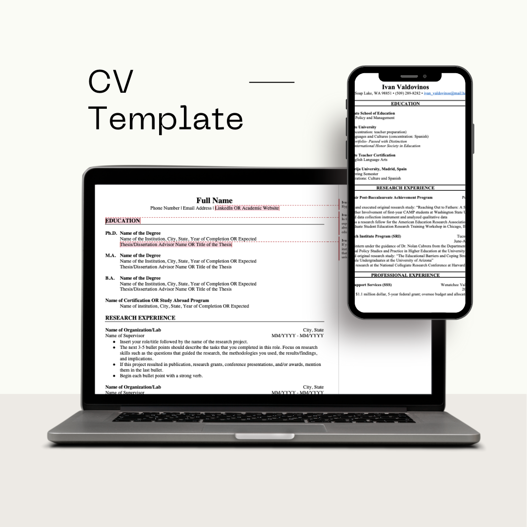 Curriculum Vitae (CV) Template