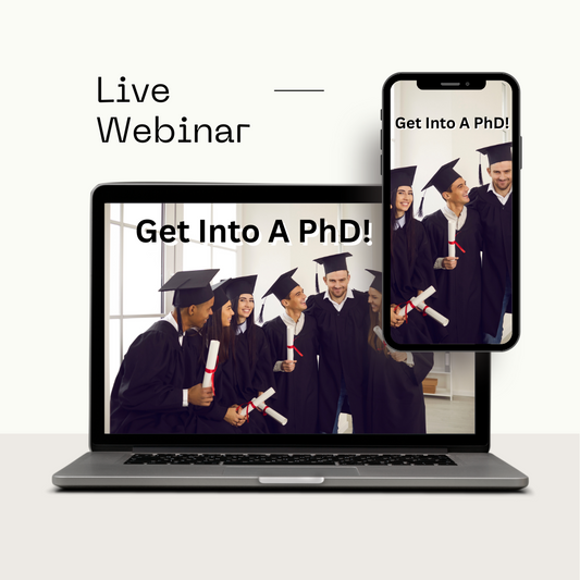 How To Get Into A PhD Program? [RECORDING]